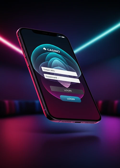 Gw Casino mobile login page interface with responsive design and large input fields for quick access